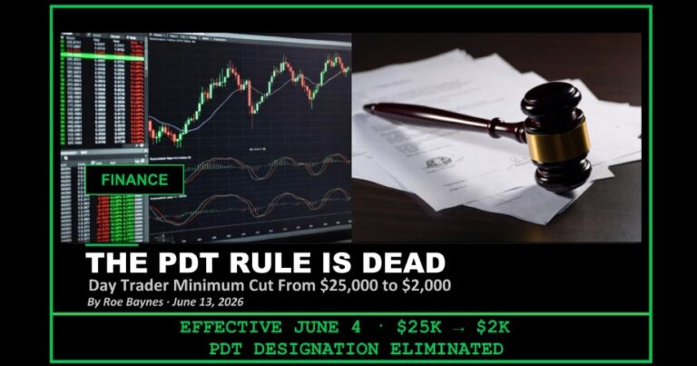 The PDT Rule Is Dead: SEC Slashes the Day Trader Minimum From $25,000 to $2,000